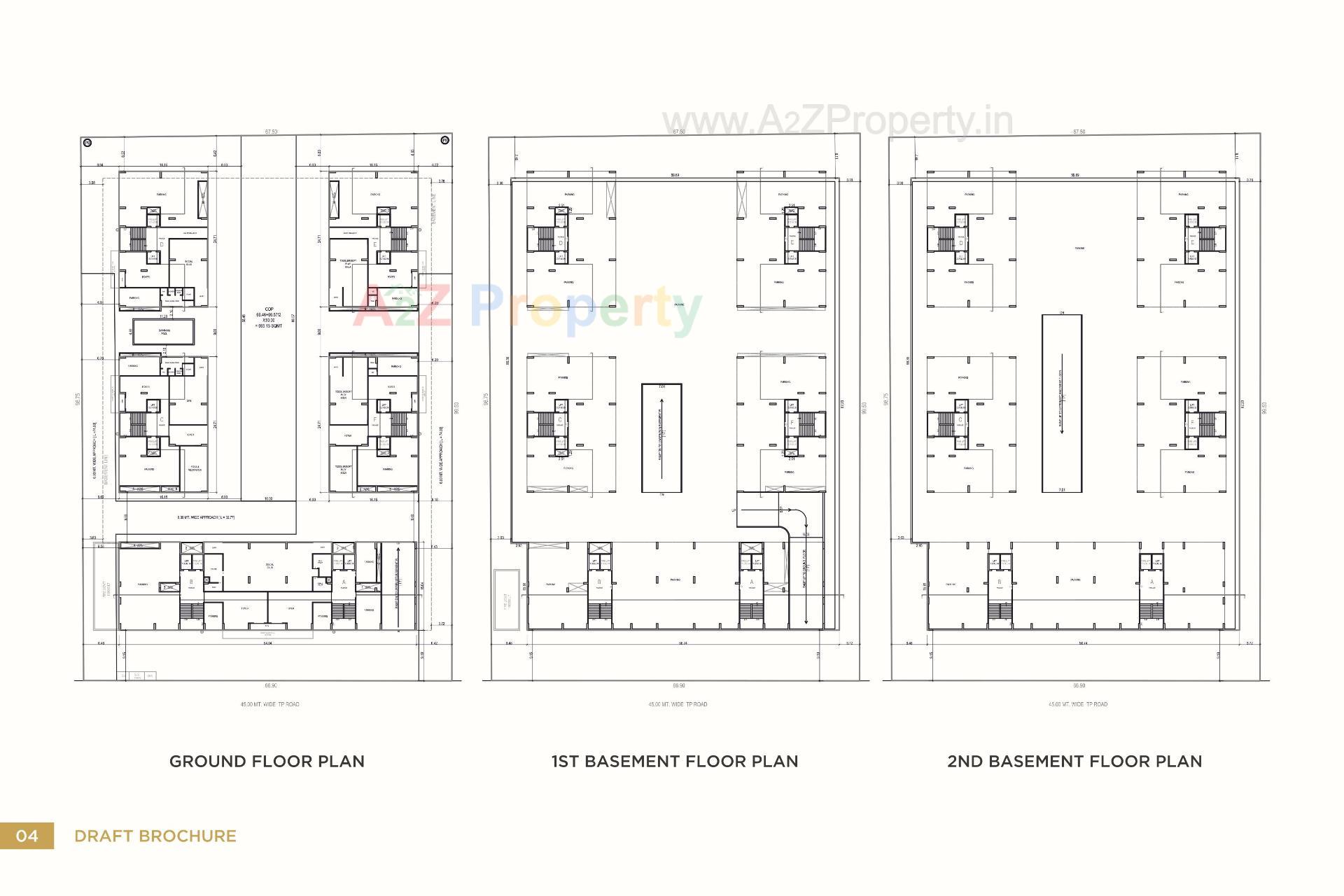 Layout of real estate project Agastya located at Vesu, Surat, Gujarat