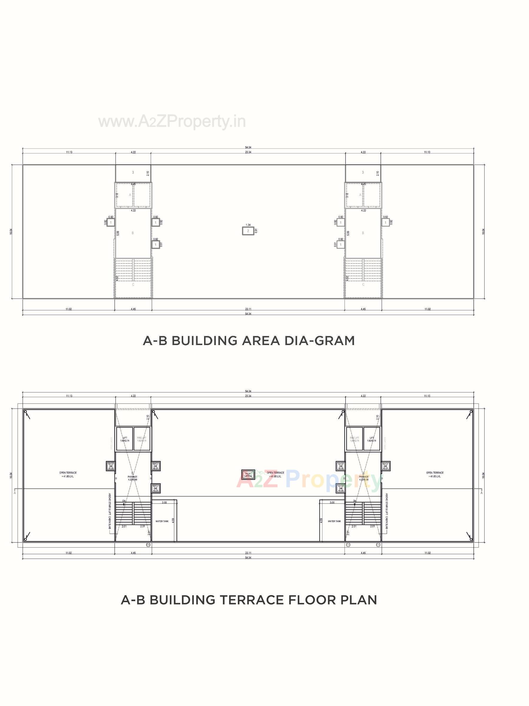 Layout of real estate project Agastya located at Vesu, Surat, Gujarat
