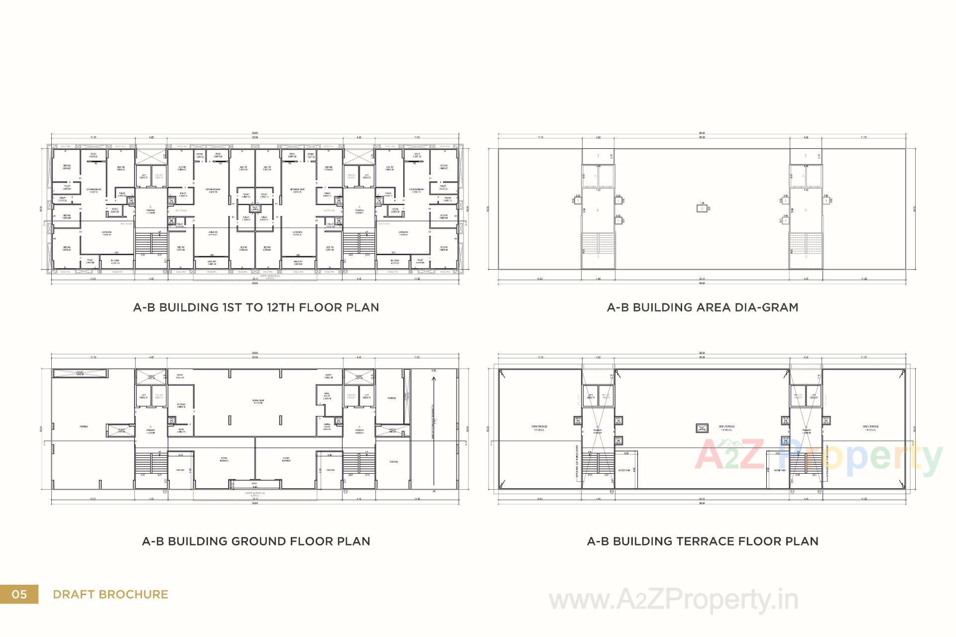 Layout of real estate project Agastya located at Vesu, Surat, Gujarat