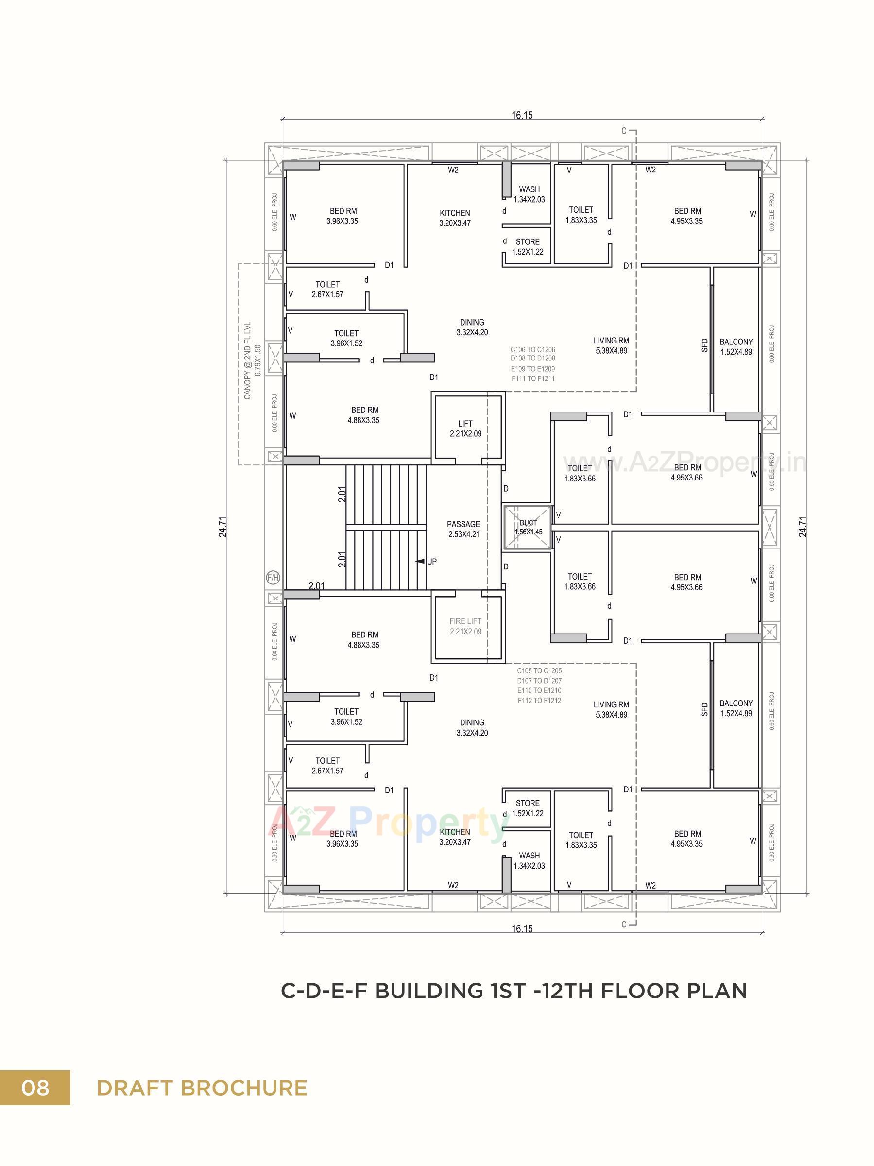 Layout of real estate project Agastya located at Vesu, Surat, Gujarat