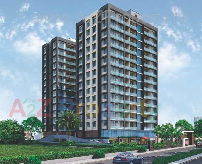 3D Elevation of real estate project Alok Residency located at Varachha, Surat, Gujarat