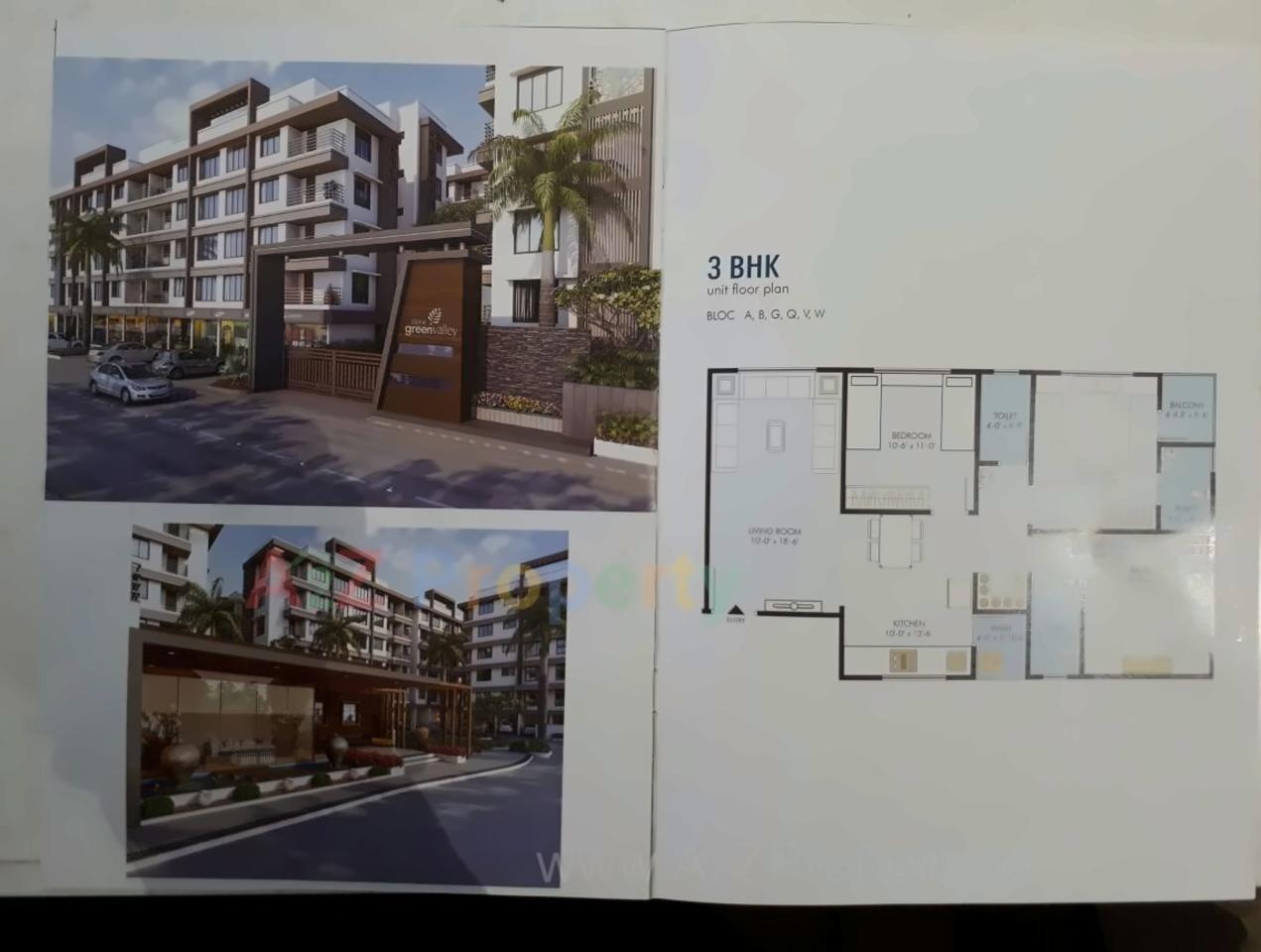 Layout of real estate project Alpine Green Velley located at Surat, Surat, Gujarat