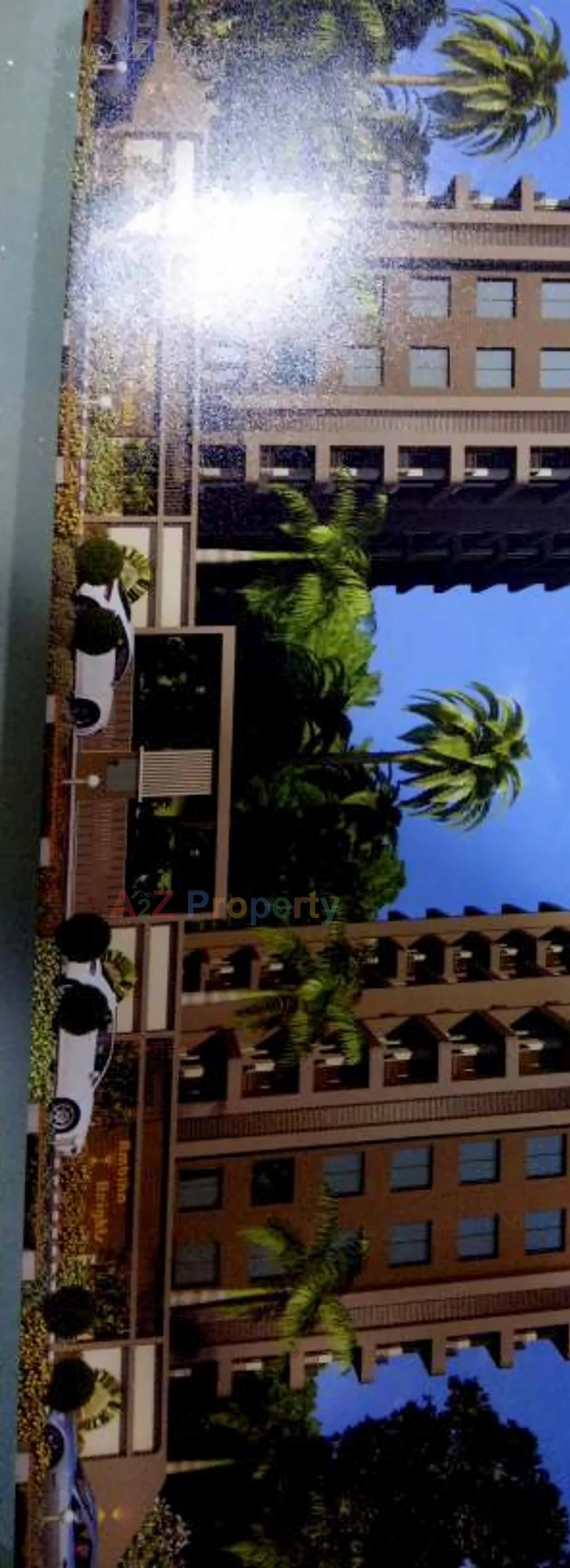 3D Elevation of real estate project Ambika Heights located at Vav, Surat, Gujarat