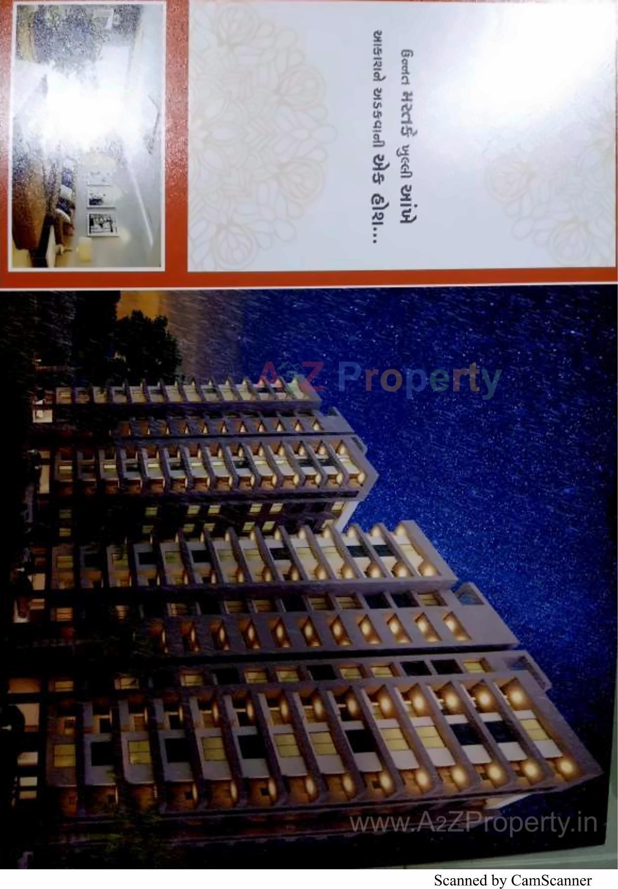 3D Elevation of real estate project Ambika Heights located at Vav, Surat, Gujarat