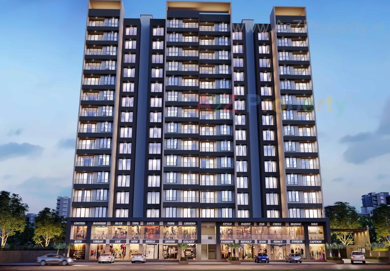 3D Elevation of real estate project Amour located at Jahangirabad, Surat, Gujarat