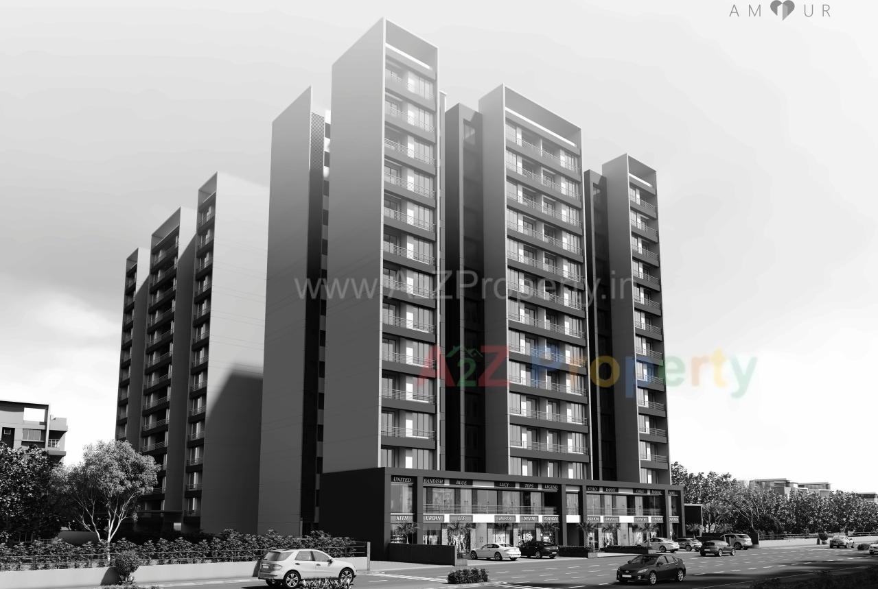 3D Elevation of real estate project Amour located at Jahangirabad, Surat, Gujarat