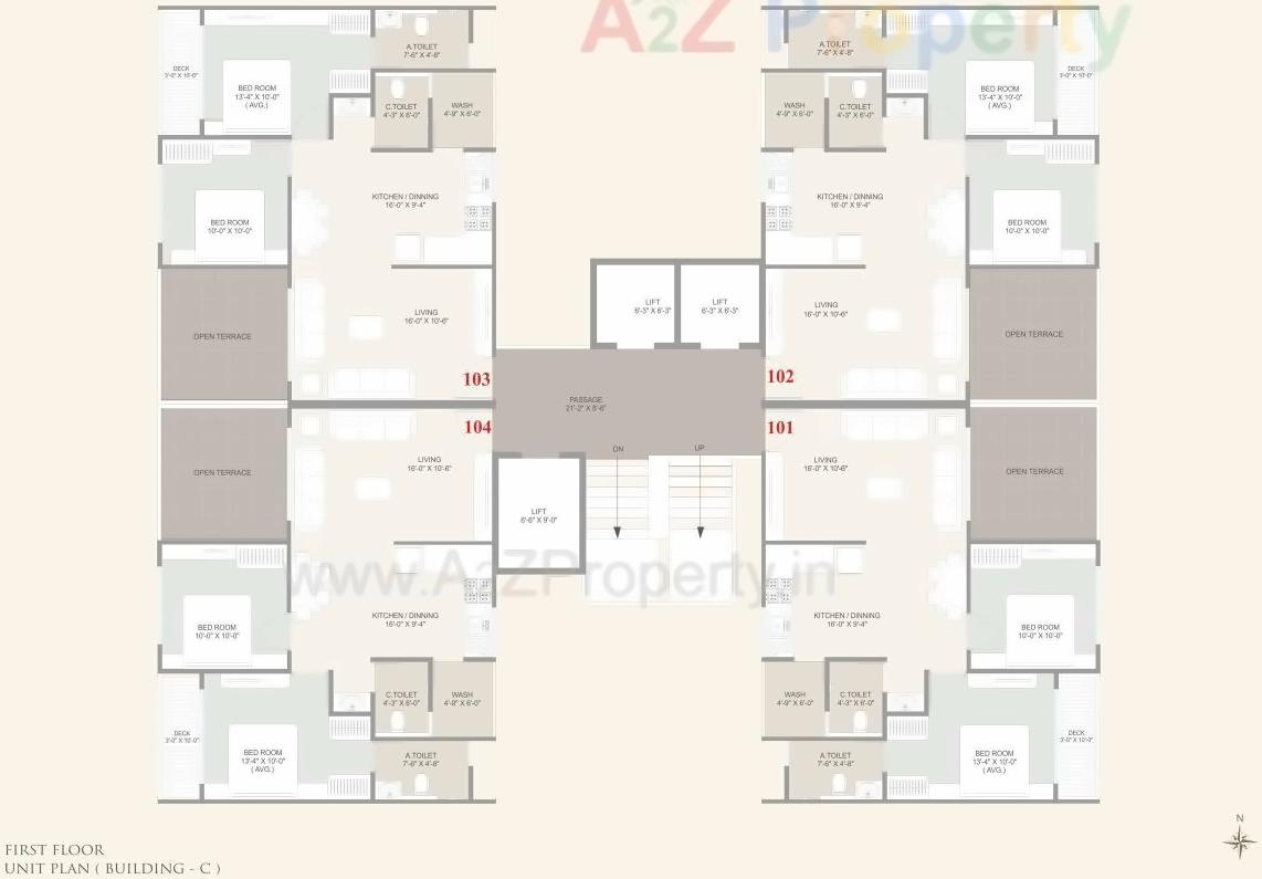 Layout of real estate project Amour located at Jahangirabad, Surat, Gujarat