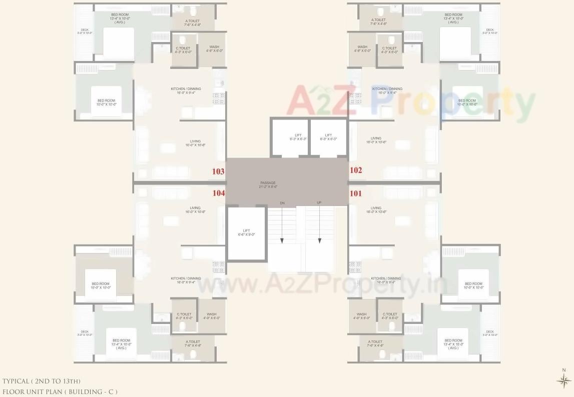 Layout of real estate project Amour located at Jahangirabad, Surat, Gujarat