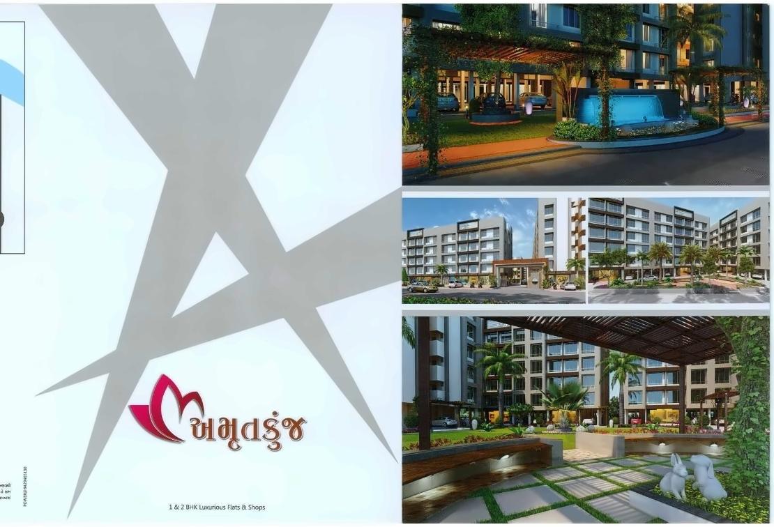 3D Elevation of real estate project Amrut Kunj located at Kholvad, Surat, Gujarat