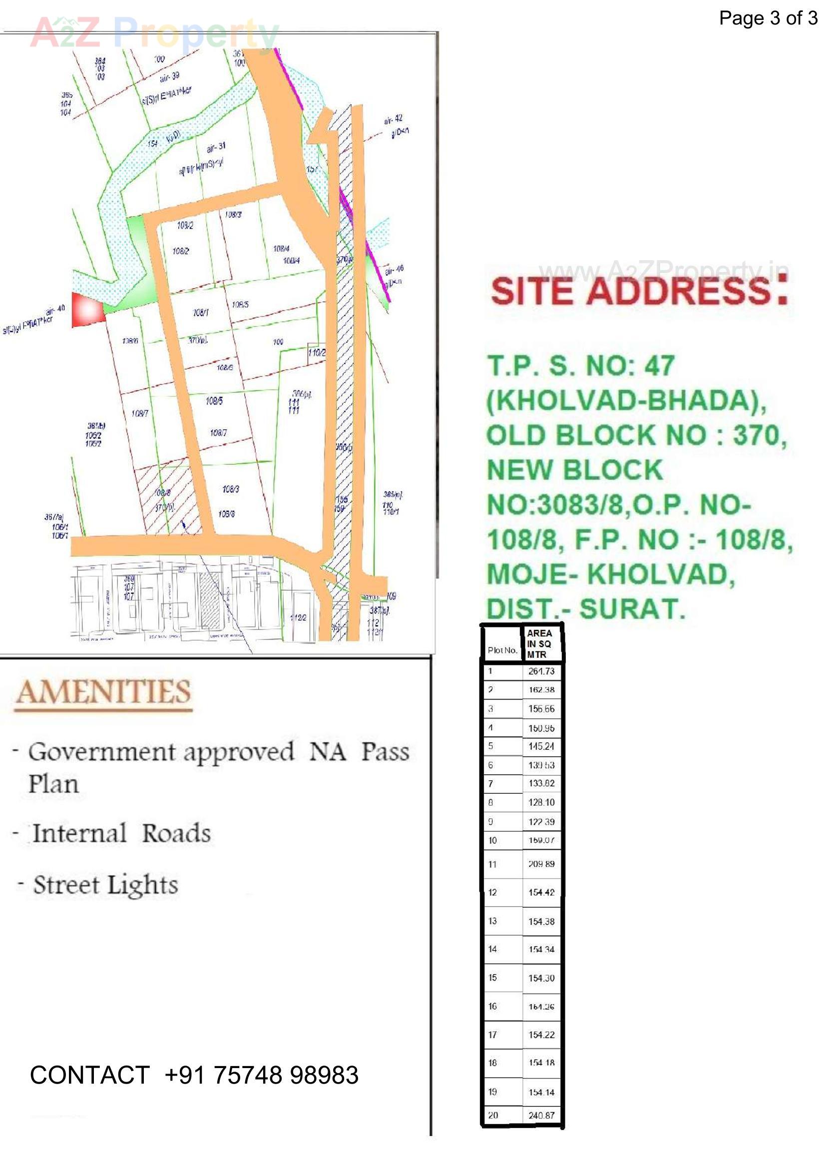  of real estate project Amrut Udhyog Nagar Vibhag located at Surat, Surat, Gujarat