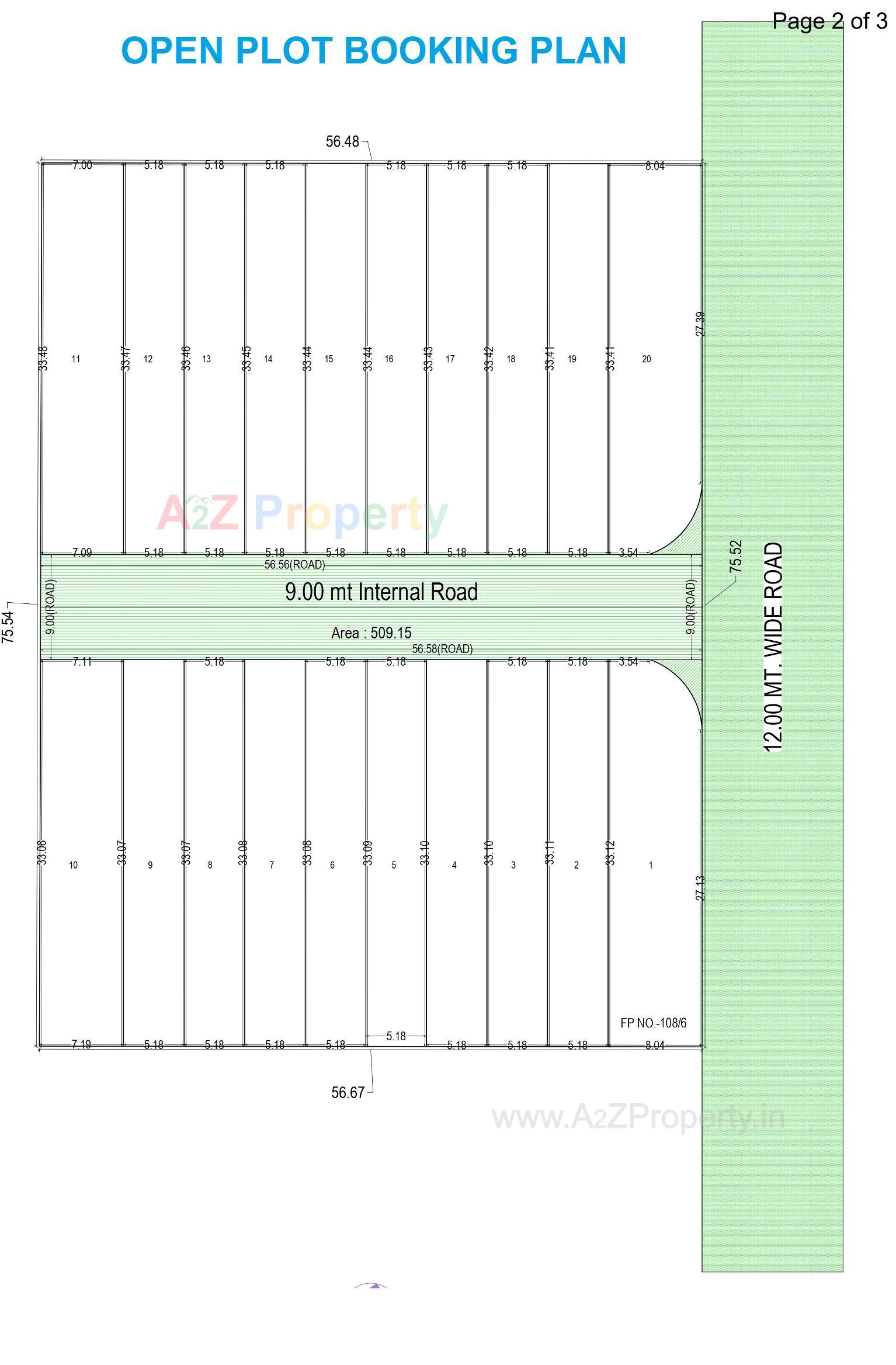 Layout of real estate project Amrut Udhyog Nagar Vibhag located at Surat, Surat, Gujarat