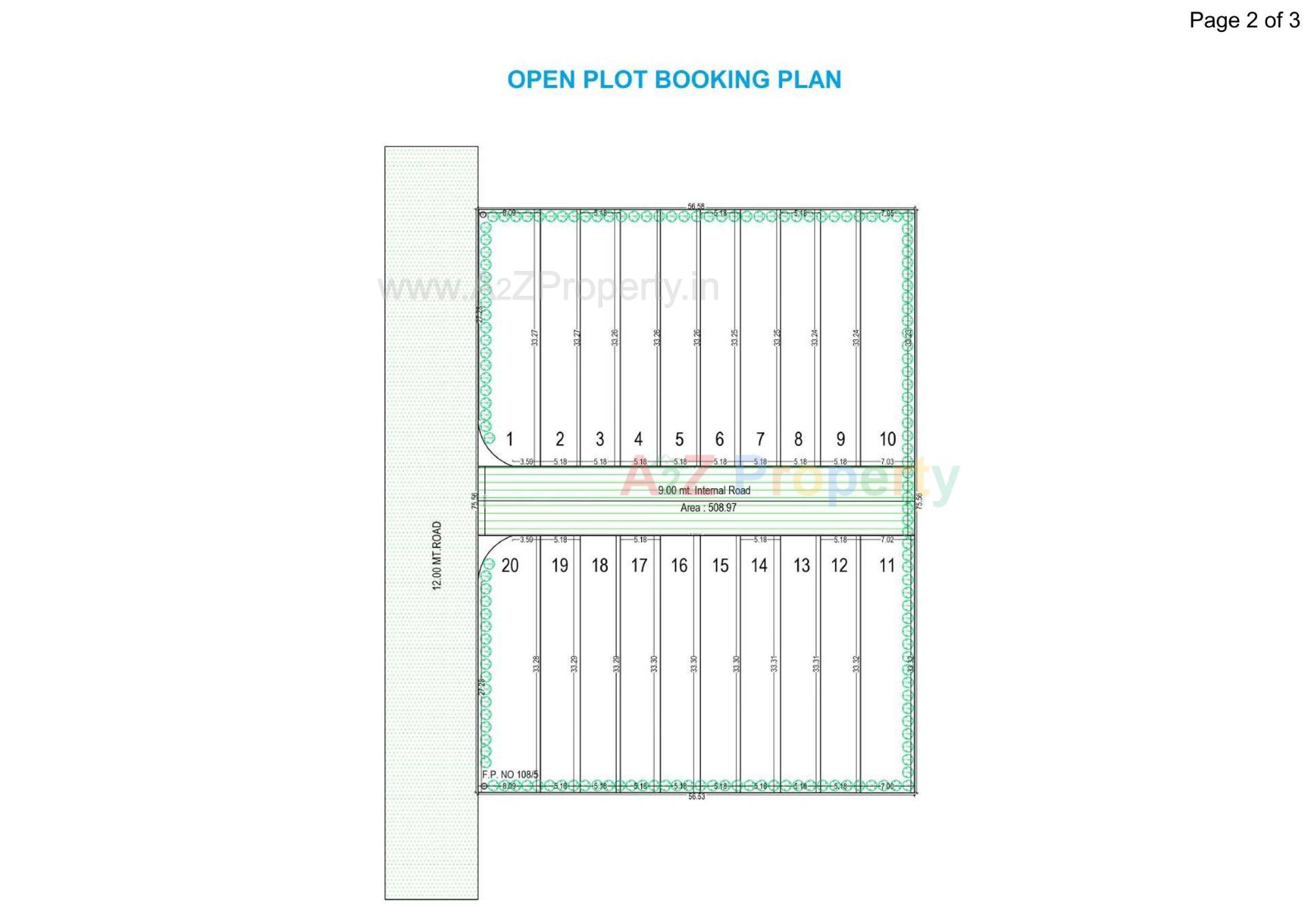 Layout of real estate project Amrut Udhyog Nagar Vibhag located at Surat, Surat, Gujarat