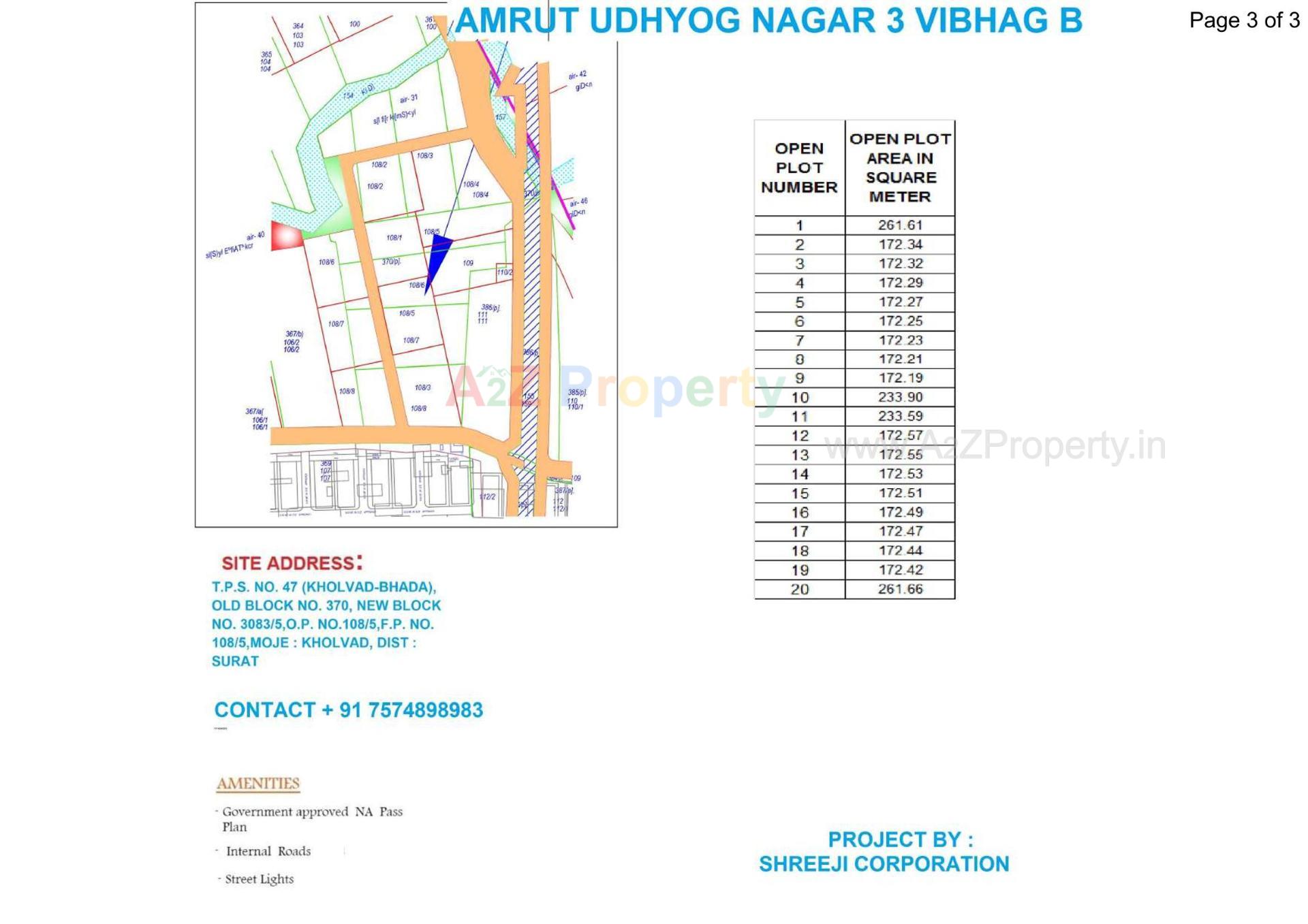  of real estate project Amrut Udhyog Nagar Vibhag located at Surat, Surat, Gujarat