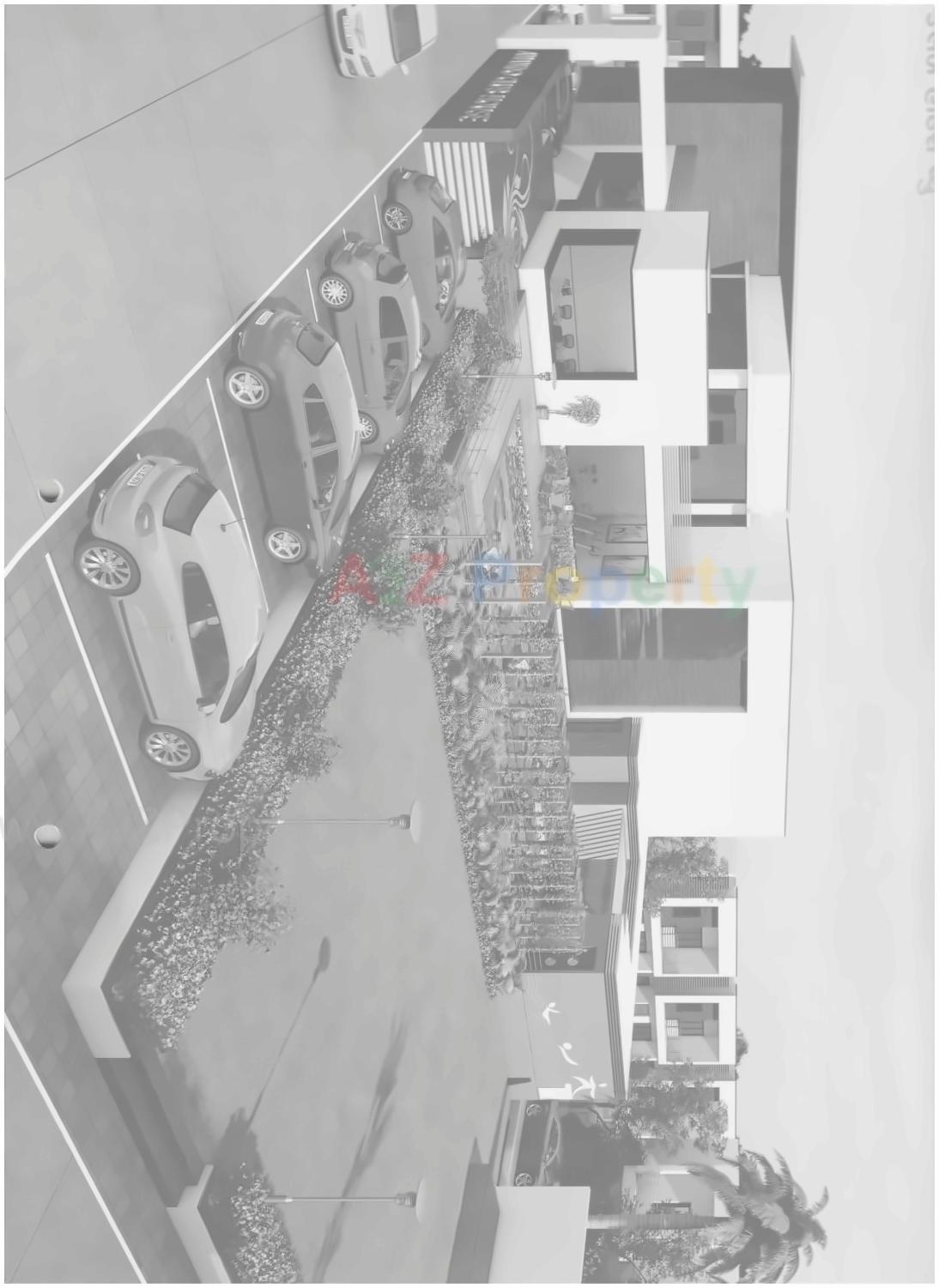 Layout of real estate project Anandogreen Velly located at Karmala, Surat, Gujarat