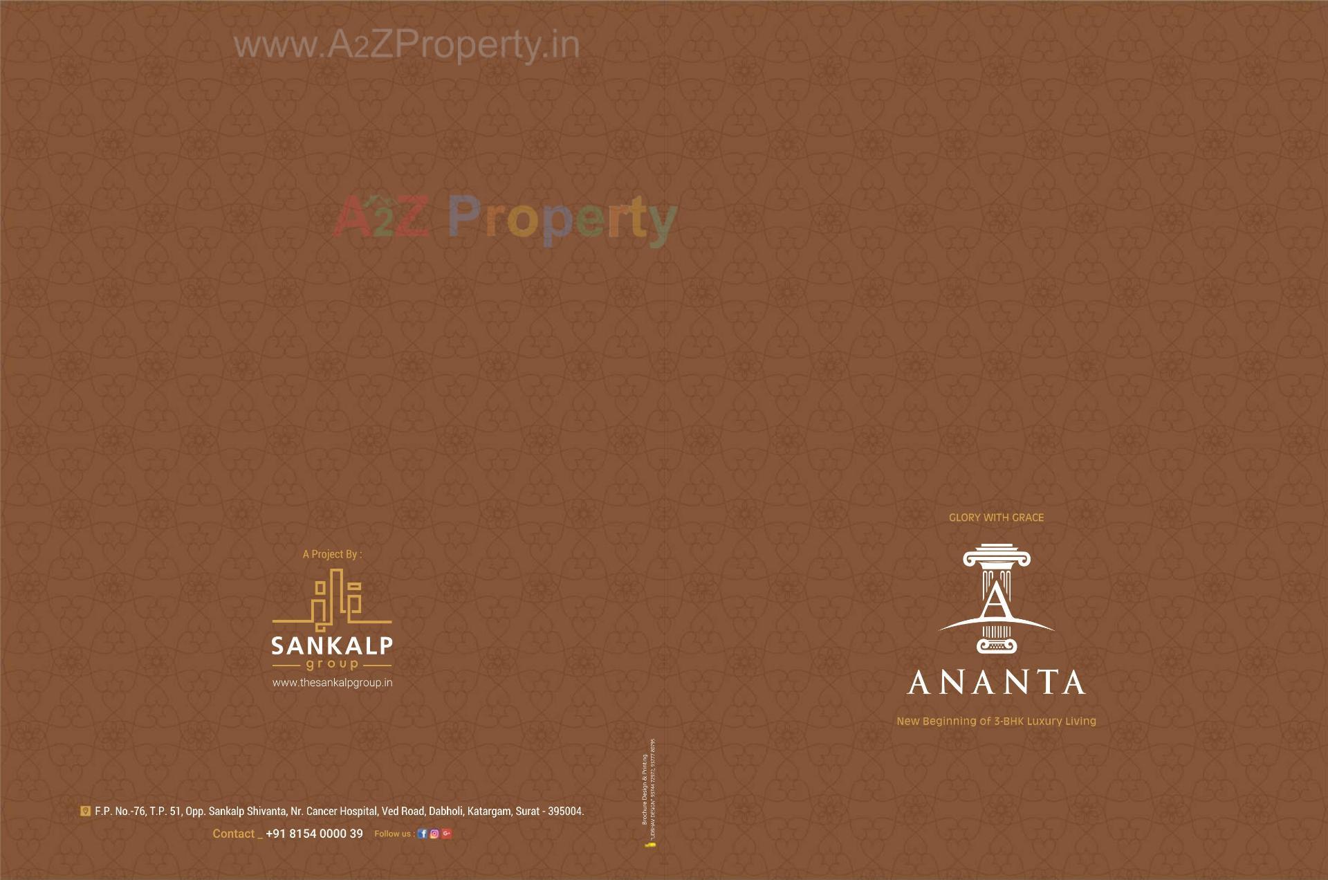  of real estate project Ananta located at Dabholi, Surat, Gujarat