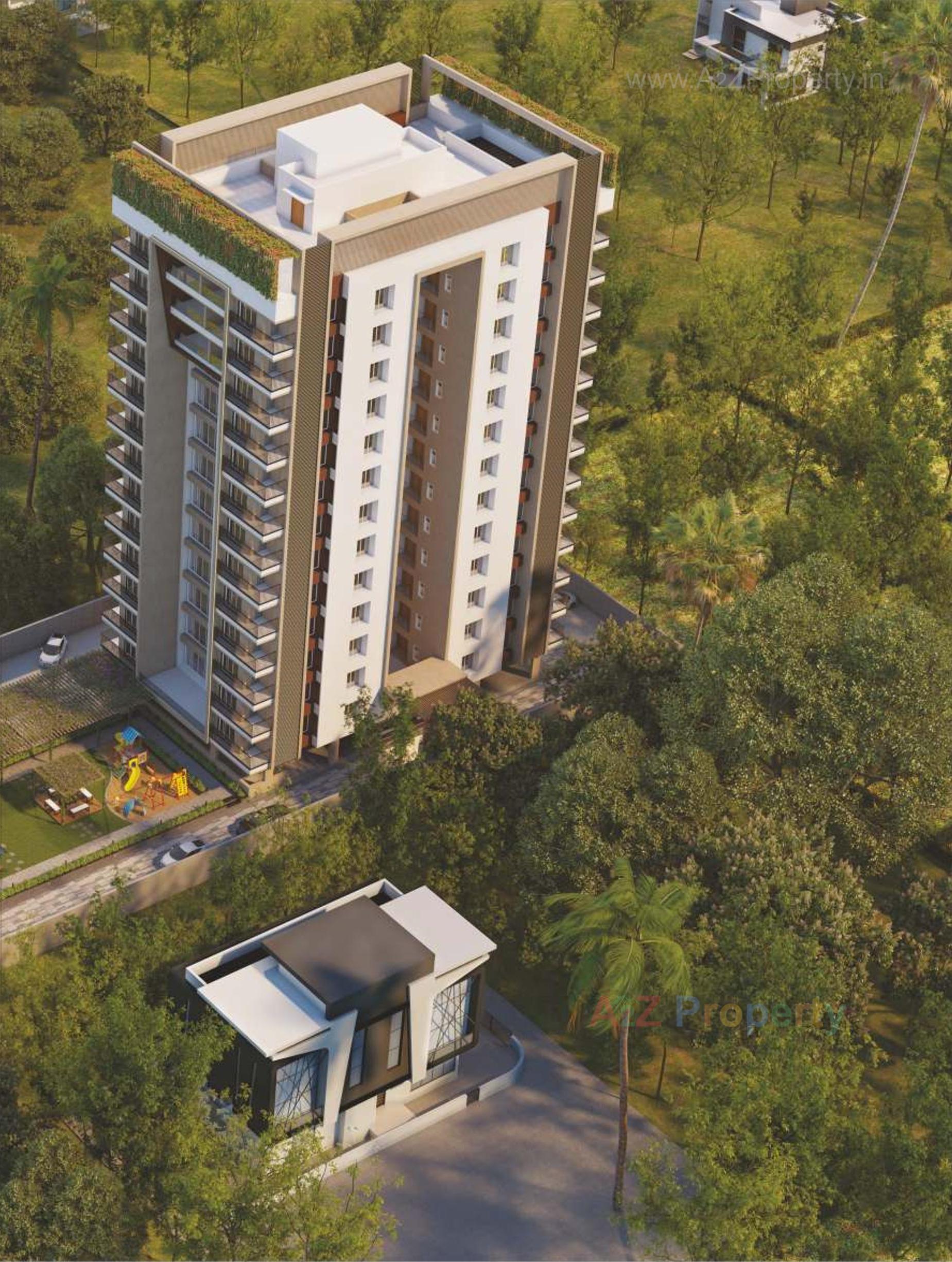 3D Elevation of real estate project Ananta located at Dabholi, Surat, Gujarat