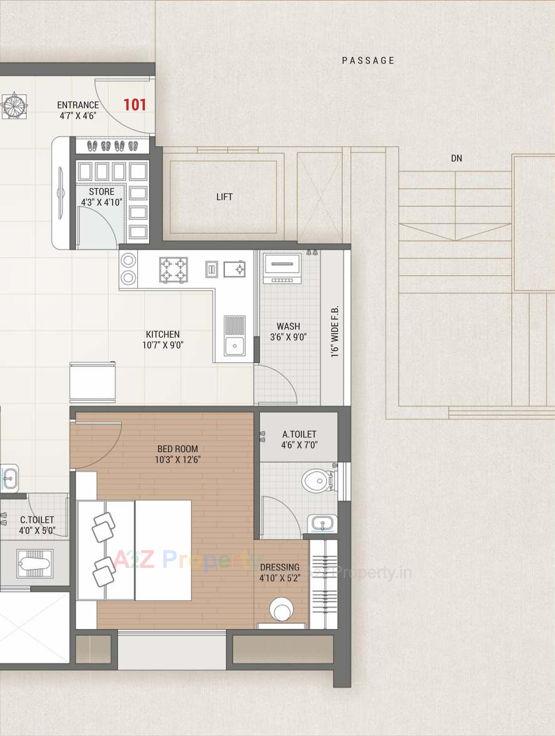 Layout of real estate project Ananta located at Dabholi, Surat, Gujarat
