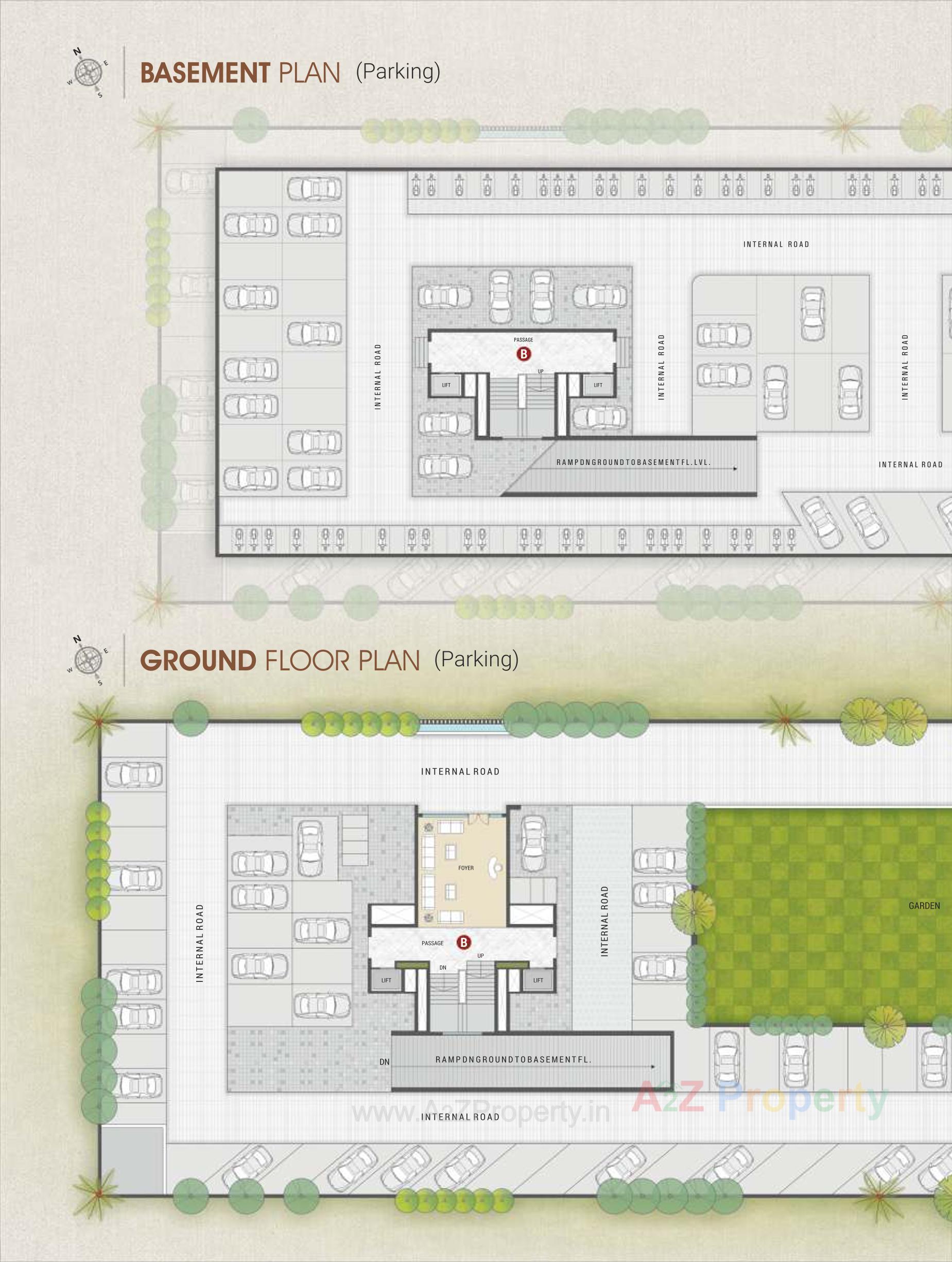 Layout of real estate project Ananta located at Dabholi, Surat, Gujarat