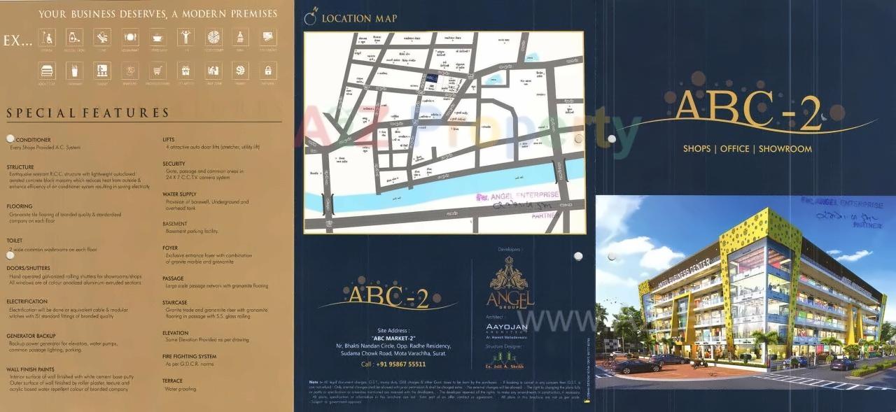  of real estate project Angel Business Center located at Kholvad, Surat, Gujarat