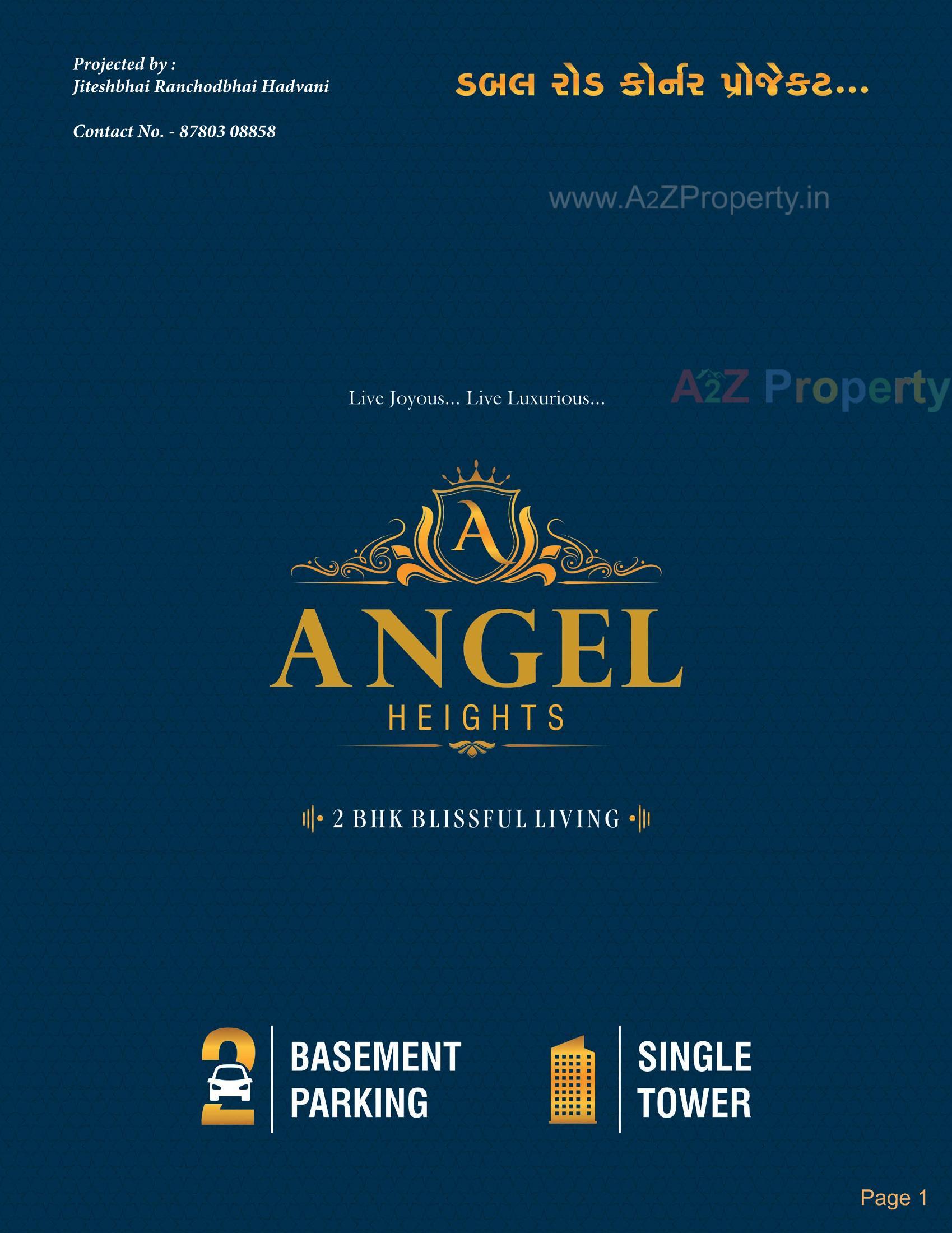  of real estate project Angel Heights located at Sarthana, Surat, Gujarat