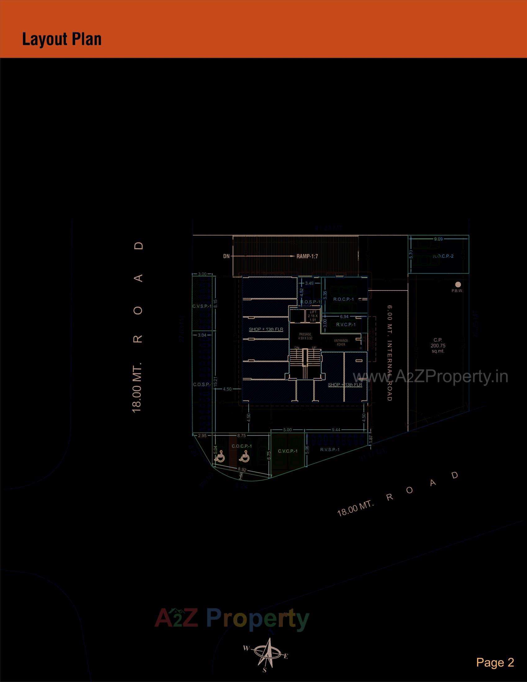  of real estate project Angel Heights located at Sarthana, Surat, Gujarat