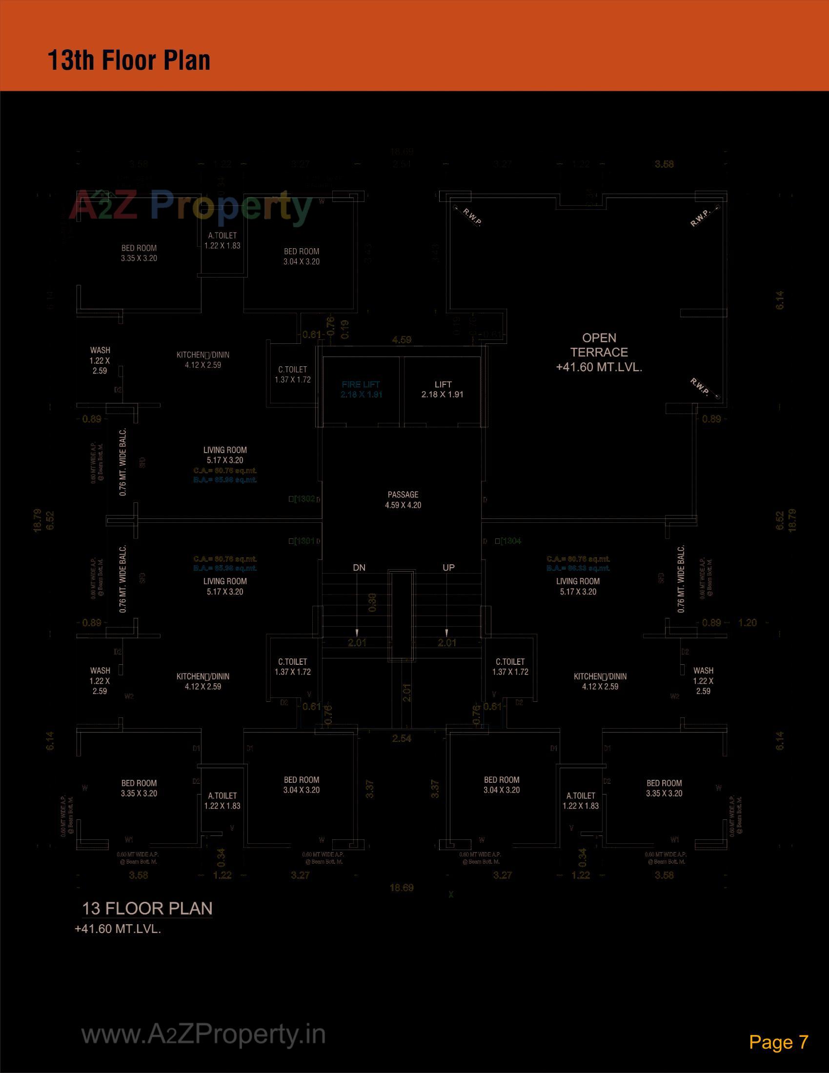  of real estate project Angel Heights located at Sarthana, Surat, Gujarat