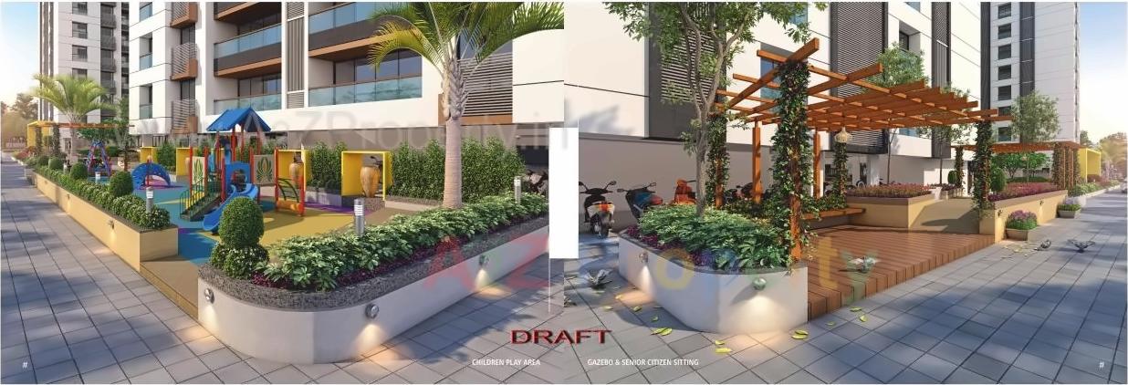 3D Elevation of real estate project Anjani Ambrosia located at Jahangir-pura, Surat, Gujarat