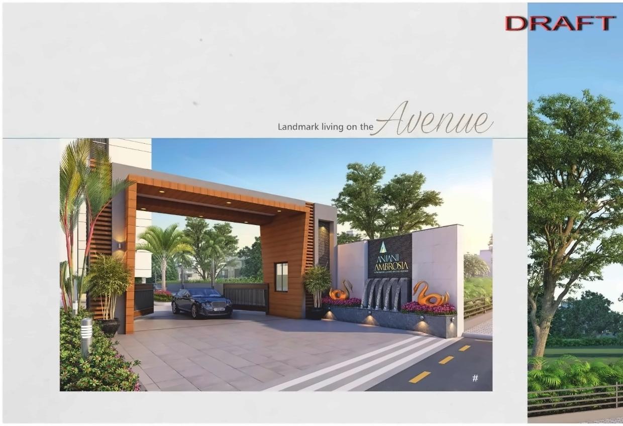 3D Elevation of real estate project Anjani Ambrosia located at Jahangir-pura, Surat, Gujarat