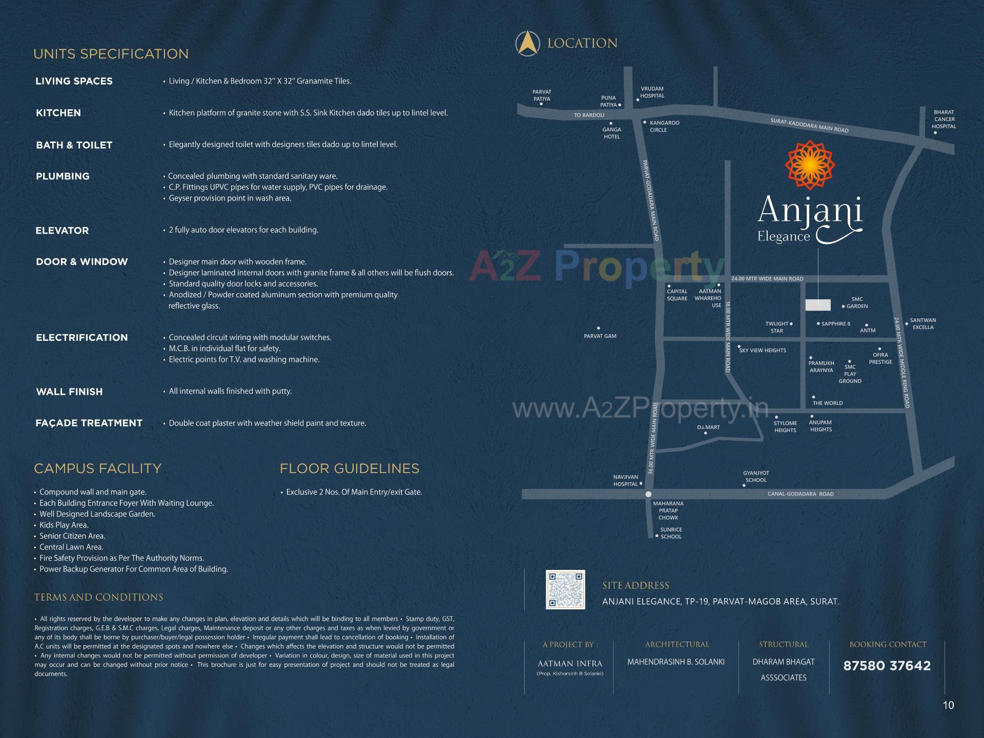  of real estate project Anjani Elegance located at Parvat, Surat, Gujarat