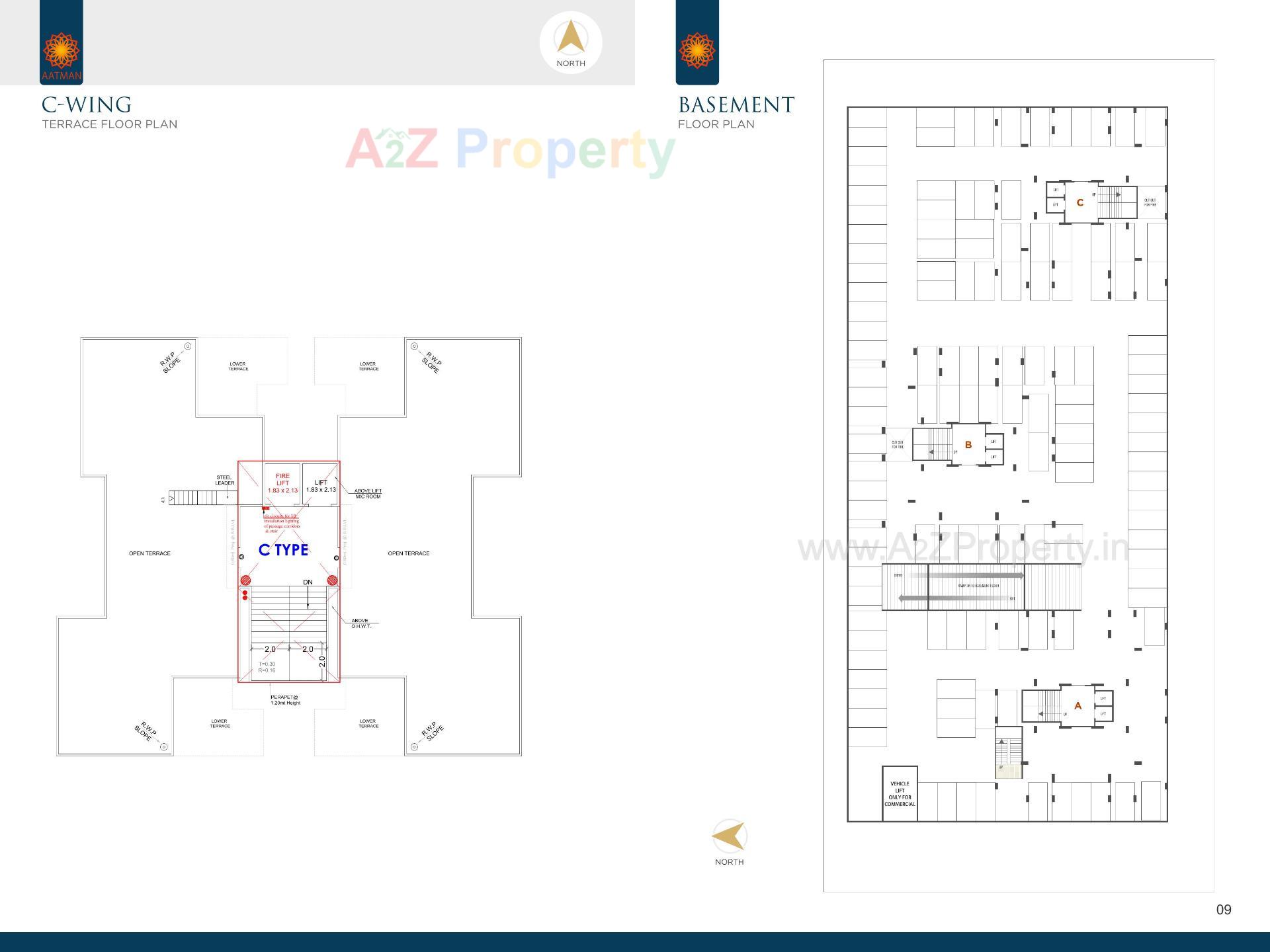 Layout of real estate project Anjani Elegance located at Parvat, Surat, Gujarat