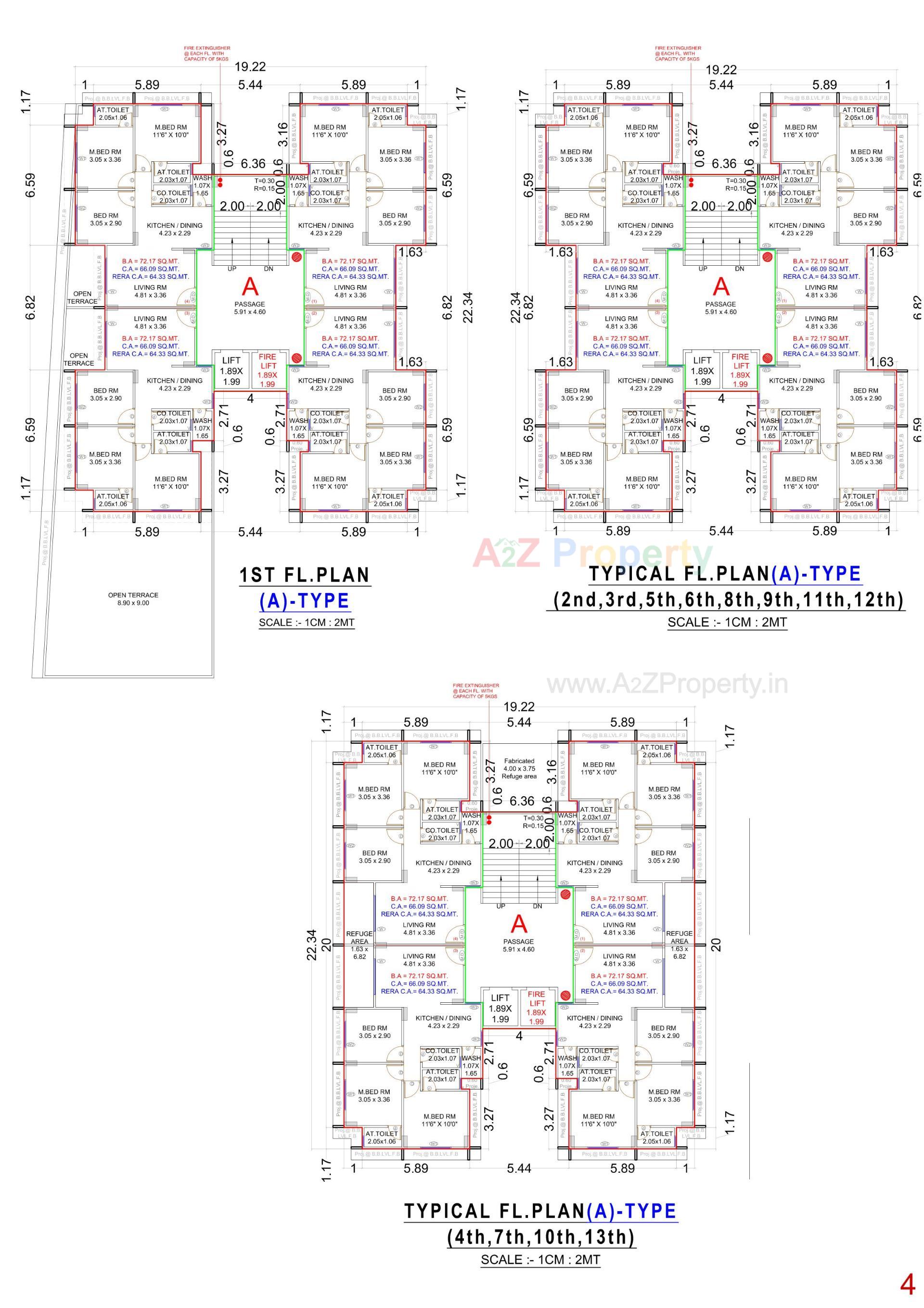  of real estate project Anjani Nandan Enclave located at Karadava, Surat, Gujarat