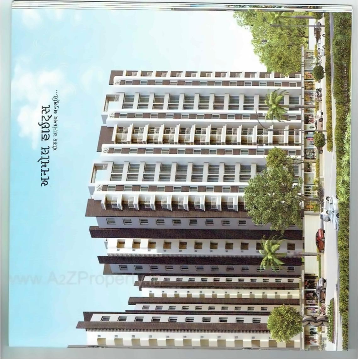 3D Elevation of real estate project Anmol Heights located at Utran, Surat, Gujarat