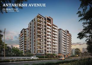 Elevation of real estate project Antariksh Avenue located at Pal, Surat, Gujarat