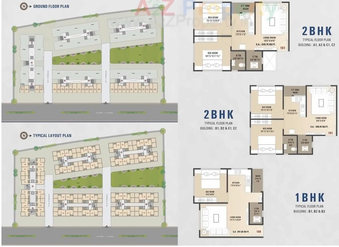 Layout of real estate project Antillia Dreams located at Variav, Surat, Gujarat