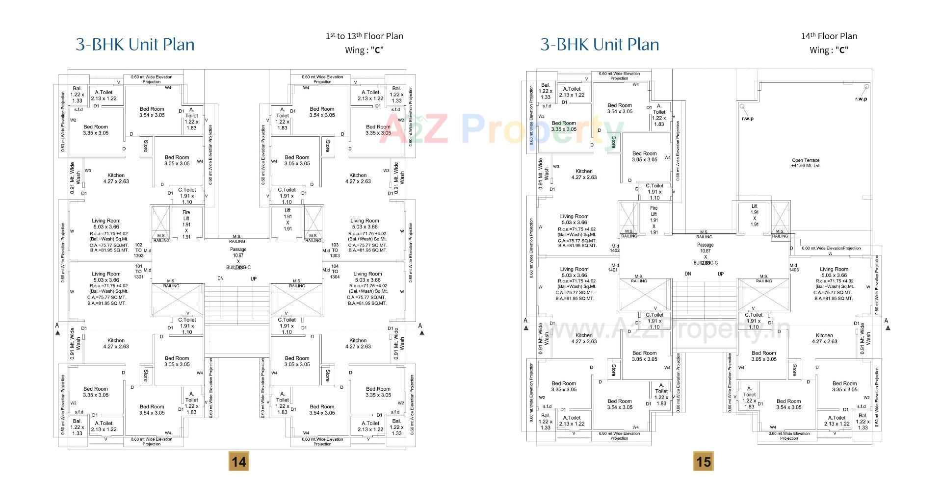 Layout of real estate project Antillia Skyline located at Variav, Surat, Gujarat