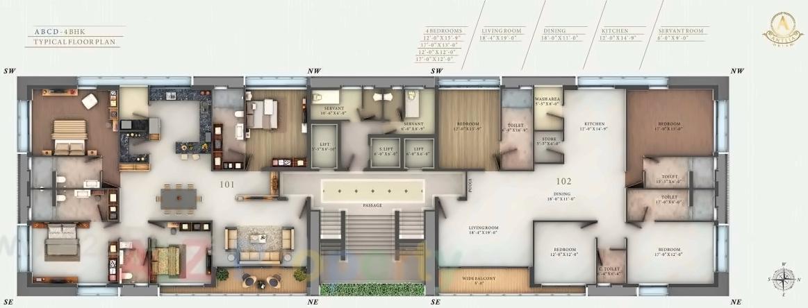 Layout of real estate project Antlia Dream (block  A, B   G) located at Surat, Surat, Gujarat