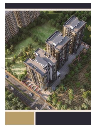 Elevation of real estate project Antriksh Heights located at Ved, Surat, Gujarat