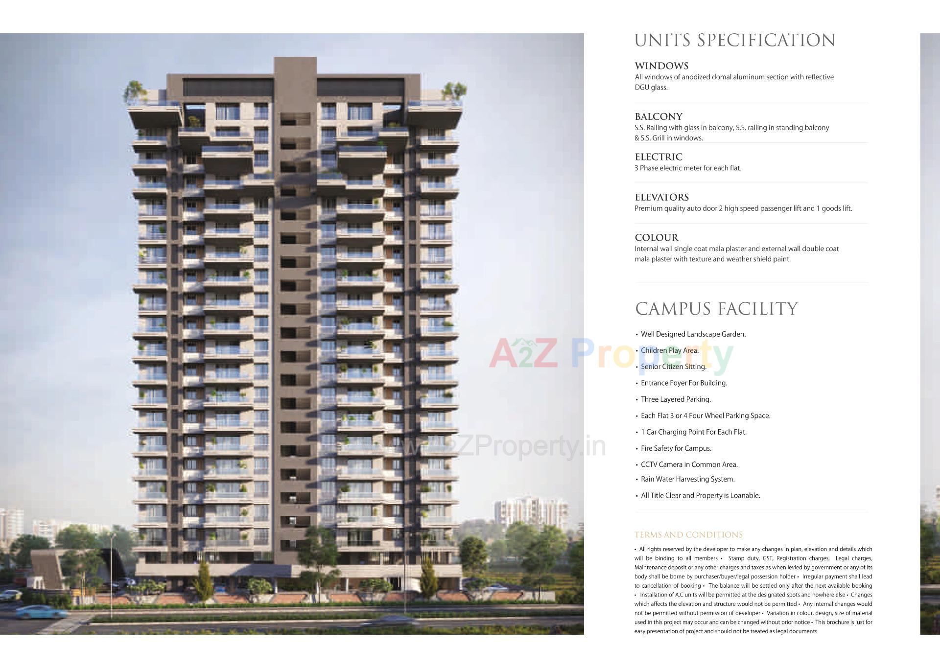  of real estate project Antriksh Luxuria located at Ka, Surat, Gujarat
