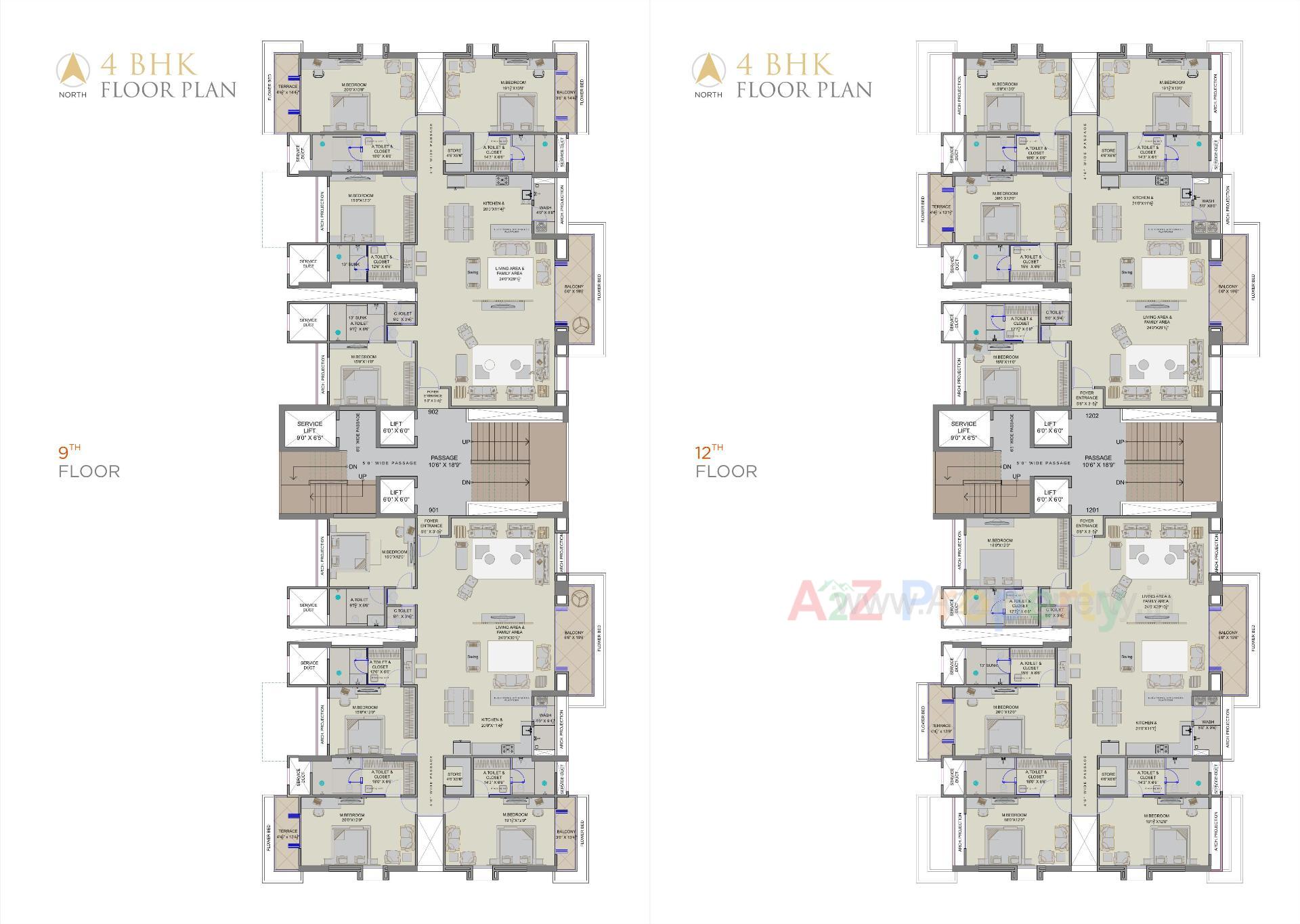 Layout of real estate project Antriksh Luxuria located at Ka, Surat, Gujarat