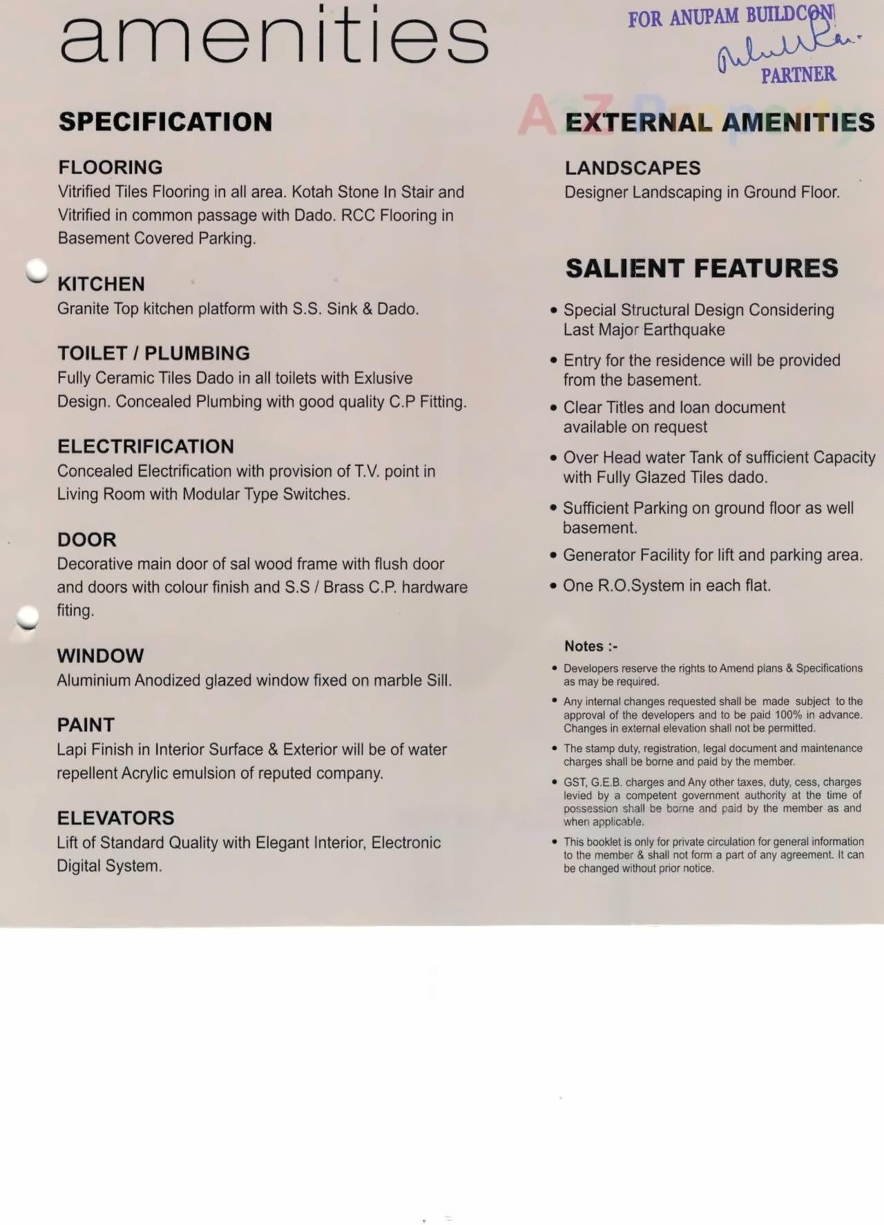  of real estate project Anupam Arcade located at Palsana, Surat, Gujarat