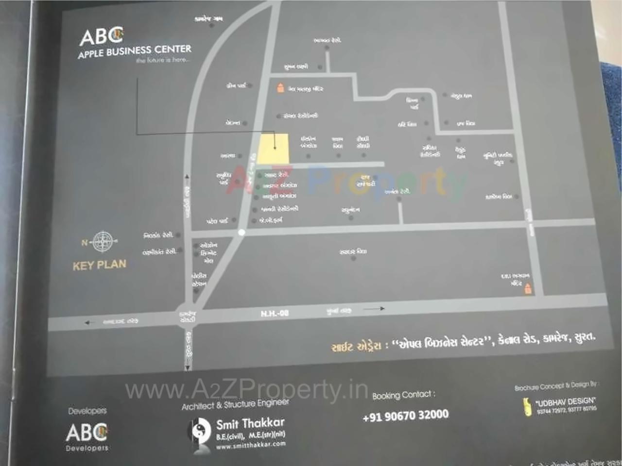  of real estate project Apple Business Center located at Kamrej, Surat, Gujarat