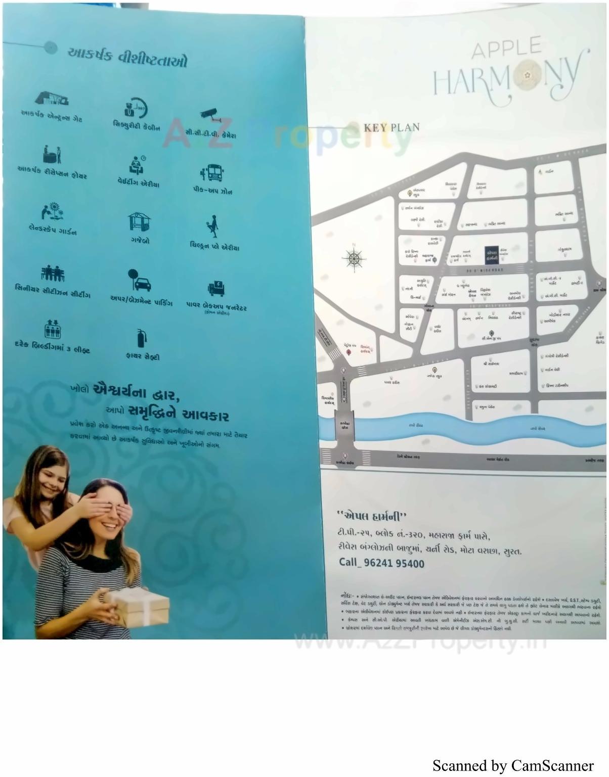  of real estate project Apple Harmony located at Varachha, Surat, Gujarat