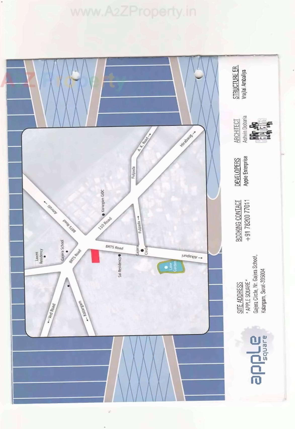  of real estate project Apple Square located at Katar, Surat, Gujarat