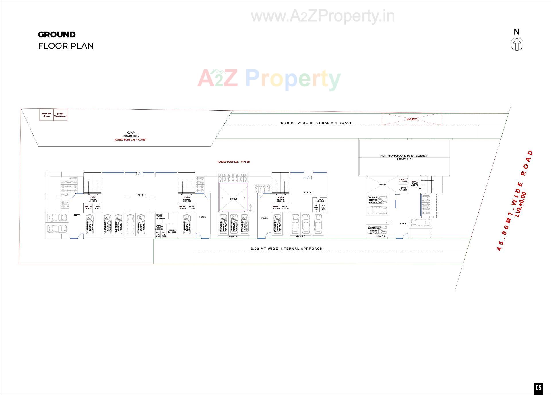 Layout of real estate project Arbor located at Surat, Surat, Gujarat