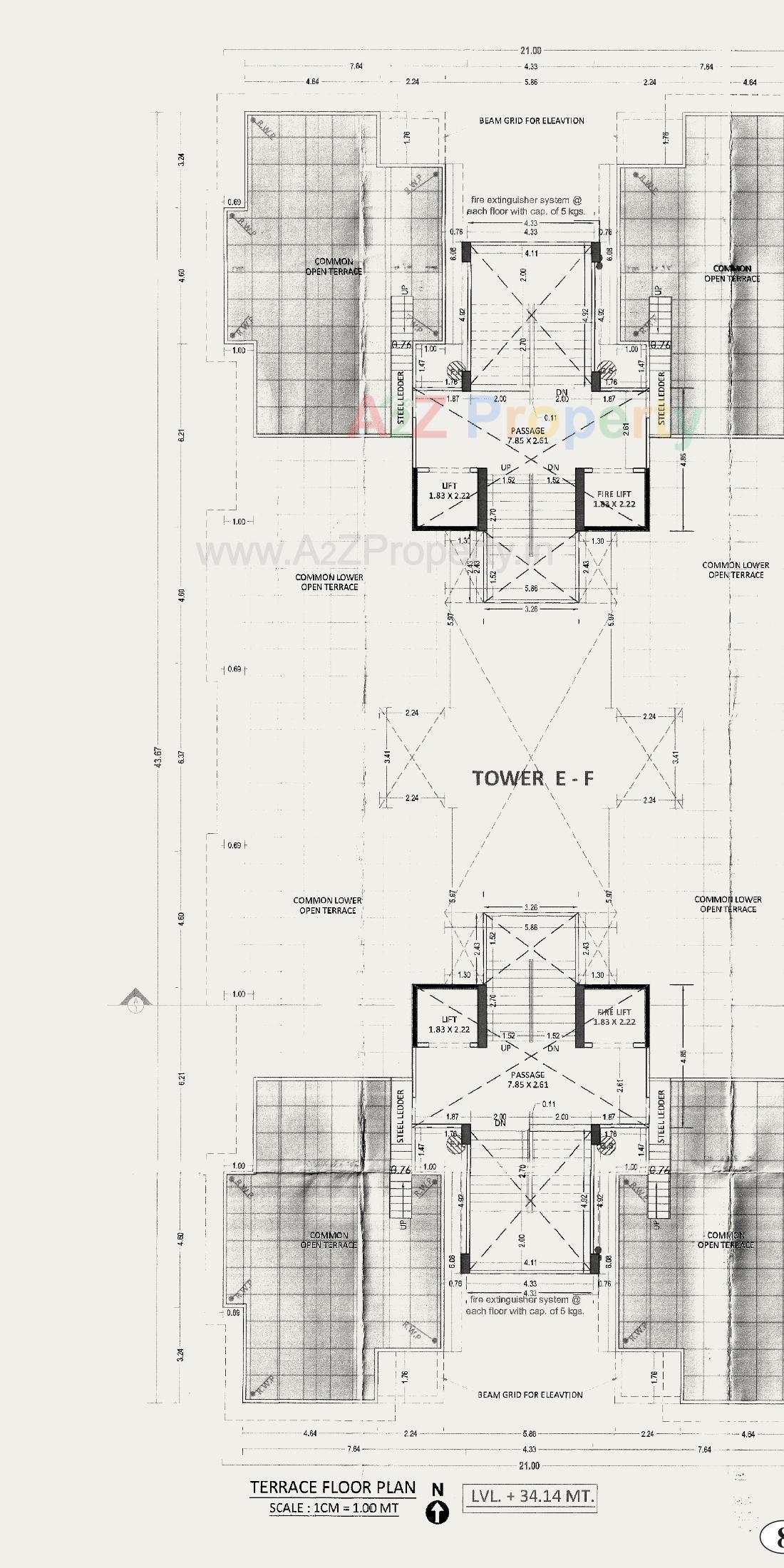 Layout of real estate project Arihant Dream located at Palanpore, Surat, Gujarat