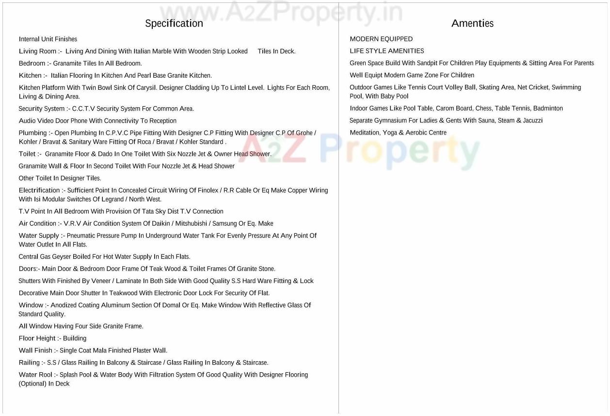  of real estate project Ashirwad River Homes located at Surat, Surat, Gujarat