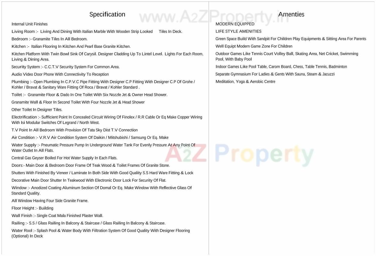  of real estate project Ashirwad River Homes located at Surat, Surat, Gujarat