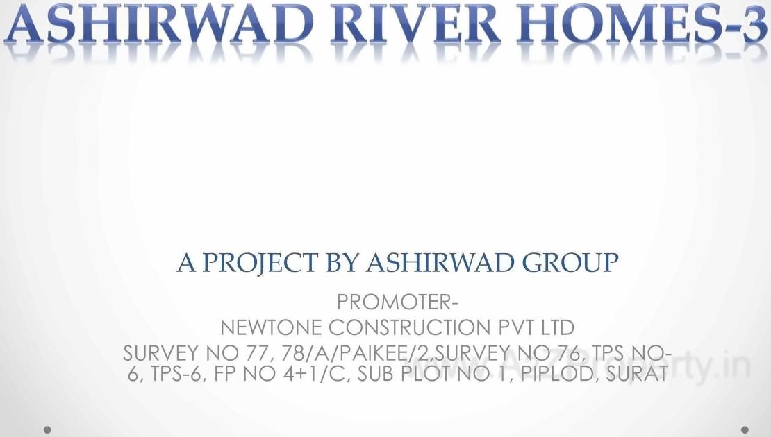  of real estate project Ashirwad River Homes located at Surat, Surat, Gujarat