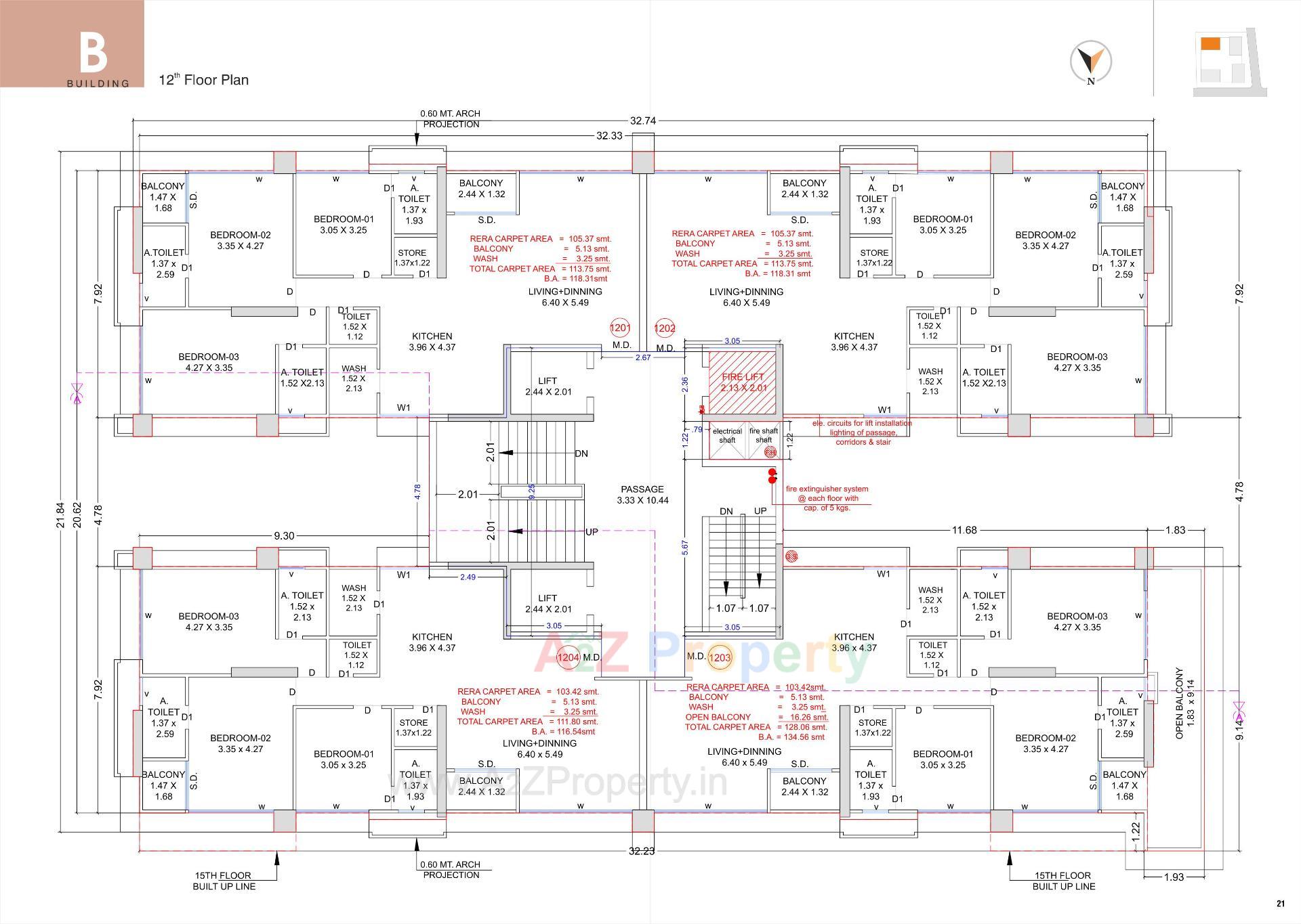 Layout of real estate project Ashtavinayak Homes located at Pal , Surat, Gujarat