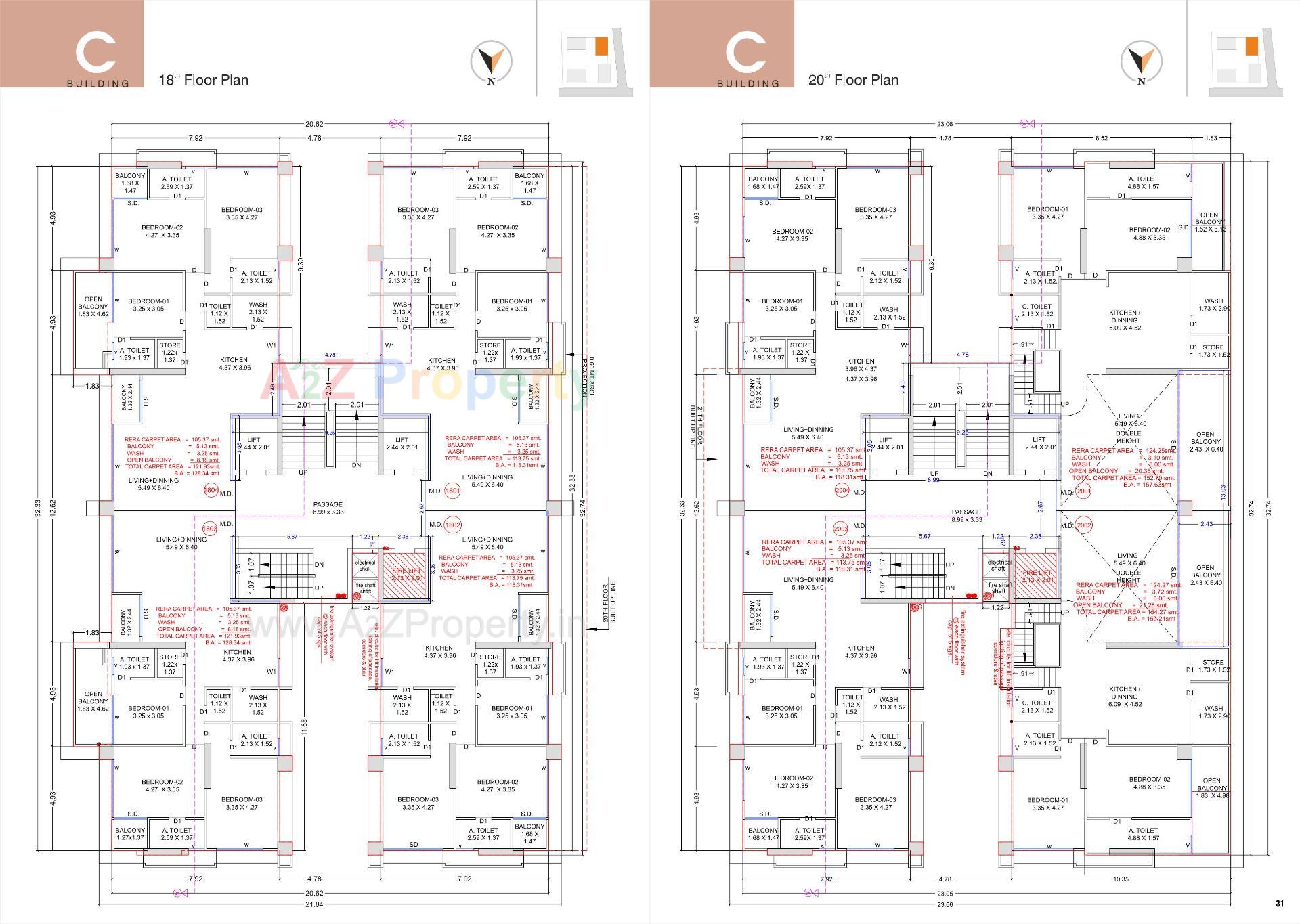 Layout of real estate project Ashtavinayak Homes located at Pal , Surat, Gujarat